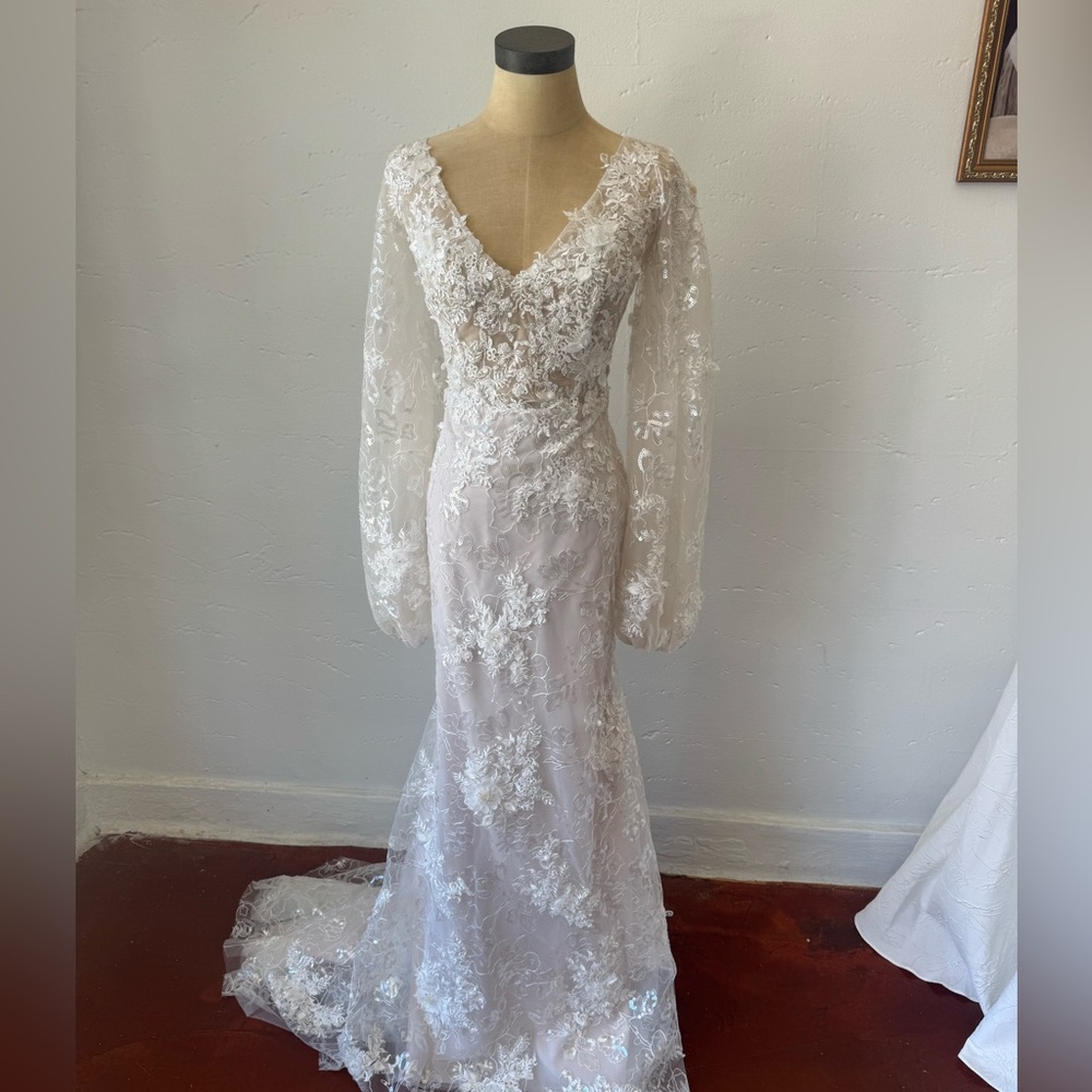 Amelia sequin wedding gown